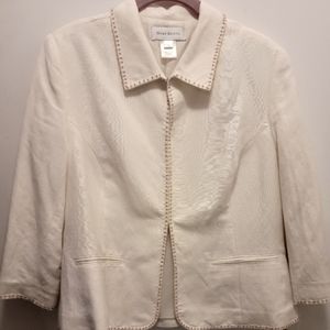 Ivory Linen Jacket